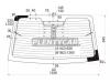 XYG 307-SEDANRW/H/X Стекло заднее с обогревом PEUGEOT 307 4D SEDAN 2005-