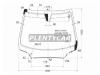 XYG 308-VCLFW/X Стекло лобовое в клей PEUGEOT 308 3D/5D HBK 07-
