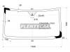 XYG 3354AGNBLLFW/X Стекло лобовое в клей FIAT DOBLO 01-