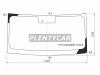 XYG 3771AGNMZ6PLFWX Стекло лобовое (Датчик дождя) Iveco Daily 14-