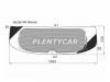 XYG 39C3BYPRRWHX Стекло заднее Цвет стекла Затемненное/ Обогрев / Honda Pilot 16-