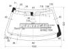 XYG 406-01-VCSLFW/X Стекло лобовое в клей PEUGEOT 406 4D SEDAN 5D WGN 2001-2004