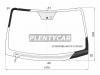 XYG 4133AGNBLHMV1PLFWHX Стекло лобовое с обогревом щеток + дд HYUNDAI SANTA FE 10-12