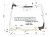 XYG 4442AGNBLHVLFWHX Стекло лобовое с обогревом щеток KIA CEED 5D HBK/WGN 12-18