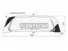 XYG 4459BGNHIRWHX Стекло заднее с обогревом KIA SOUL 19-