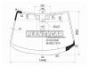 XYG 5166AGNMW3BLFW/X Стекло лобовое в клей MAZDA 3 06-09 4/5D