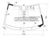 XYG 5166AGNW2BLFW/X Стекло лобовое в клей MAZDA 3 2006-2009 4/5D