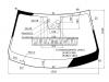XYG 5179AGSCIMW5VLFWX Стекло лобовое + 3 камеры с перемычкой + дд MAZDA CX-5 12-17
