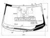 XYG 5187AGNCHMVWZLFWHX Стекло лобовое с обогревом щеток + дд + камера MAZDA CX-5 17-