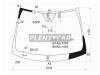 XYG 5363AGSMVZLFW/X Стекло лобовое в клей MERCEDES-BENZ R-CLASS W251 05-