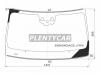 XYG 5390AGNCMVZ2LLFWX Стекло лобовое (Две камеры/ Датчик дождя/ Молдинг/ 4D SED) Mercedes-Benz CLS-Class 21-