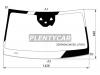 XYG 5397AGNCMVZ1LLFWX Стекло лобовое (Две камеры/ Датчик дождя/ Молдинг) Mercedes-Benz EQC 18- / GLC Coupe 16-23