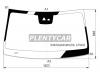 XYG 5397AGNCMVZ3LLFWX Стекло лобовое (Одна камера/ Датчик дождя/ Молдинг) Mercedes-Benz EQC 18- / GLC Coupe 19-23