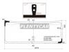 XYG 5444AGNGNCM1BLFWX Стекло лобовое (Одна камера/ Датчик дождя) Mercedes-Benz Actros 12-