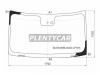 XYG 5447AGNBLCM2CLFWX Стекло лобовое + дд + камера MERCEDES-BENZ SPRINTER 18-