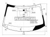 XYG 5697AGNMV LFW/X Стекло лобовое в клей  MITSUBISHI OUTLANDER  12-