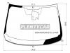 XYG 6084AGNCMVZ1CLFWX Стекло лобовое + дд + камера NISSAN QASHQAI 14-18
