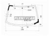 XYG 6259ACLLFW/X Стекло лобовое в клей OPEL CORSA B 3D/4D/5D HB SEDAN 1993-