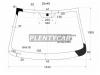 XYG 6314AGNBLVLFW/X Стекло лобовое в клей CHEV CAPTIVA/ WINSTORM/SATURN VUE/ OPEL ANTARA 2006-