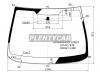 XYG 6324AGSVWZLFW/X Стекло лобовое в клей OPEL ASTRA J 10-