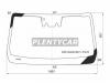 XYG 6351AGNCMVLFWX Стекло лобовое (Две камеры/ Датчик дождя) Isuzu D-MAX 19- / MU-X 20- / Mazda BT-50 20-