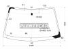 XYG 66LLFW/X Стекло лобовое в клей SUBARU LEGACY/OUTBACK 98-03 4/5D