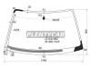 XYG 66L-RLFW/H/X Стекло лобовое с обогревом щеток в клей SUBARU LEGACY/OUTBACK 98-03 4/5D