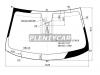 XYG 6728AGSGYCMVWLFWX Стекло лобовое + дд + камера PORSCHE PANAMERA 09-16