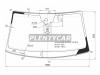 XYG 6742AGNCMVWZLFWX Стекло лобовое + дд + камера PORSCHE CAYENNE 18-