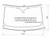 XYG 7043AGNMOVWZ6PLFWX Стекло лобовое (Датчик дождя/ Молдинг/ 5D) Land Rover Range Rover Evoque 15-18
