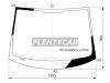 XYG 7613AGNBLVLFWX Стекло лобовое SEAT LEON 05-12