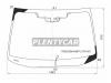 XYG 7942AGNAHMPLFWHX Стекло лобовое (Обогрев щеток/ Две камеры/ Датчик дождя) Subaru Legacy 17-19 / Outback 14-21 / Legac