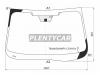 XYG 7944AGNHMPVLFWHX Стекло лобовое с обогревом щеток + дд (под 2 камеры в потолке) SUBARU FORESTER SK  19-