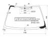 XYG 8305AGNLFW/X Стекло лобовое в клей TOYOTA CALDINA/AVENSIS 97-03 4/5D HBK/WGN
