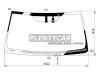 XYG 8394AGNBLAHMZLFWHX Стекло лобовое (Обогрев щеток/ Антенна/ Датчик дождя) Toyota Land Cruiser Prado (J150) 17-