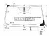 XYG 8394AGNBLAHVZ6OLFWHX Стекло лобовое (Обогрев щеток/ Антенна) Toyota Land Cruiser Prado (J150) 17-20