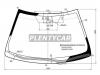 XYG 8403AGAGNHMLFWHX Стекло лобовое (Обогрев щеток/ Датчик дождя) Toyota Camry (XV50) 11-21 / Camry USA 11-17