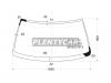 XYG 840SELFW/X Стекло лобовое в клей VOLVO 850 LIM#92/BRK#93-97/850#S70#V