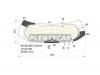 XYG 8410BGNRZRWHX Стекло заднее с обогревом TOYOTA RAV4 #C4# 13-19