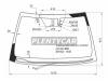 XYG 8428AGNBLHMZ1ELFWHX Стекло лобовое (Обогрев щеток/ Датчик дождя/ Молдинг) Toyota Camry (XV70) 17-21 / Camry USA 17-20