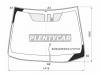 XYG 8430AGNHMVZLFWHX Стекло лобовое (Обогрев щеток/ Датчик дождя/ Молдинг) Toyota Corolla (E210) 18-22