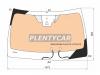 XYG 8433AGNBLCHMV1ELFWWX Стекло лобовое (Обогрев полный/ Камера/ Датчик дождя) Lexus ES 18-21