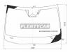 XYG 8447AGNCHMVLFWHX Стекло лобовое с обогревом щеток + дд + камера LEXUS NX 22-