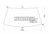XYG 8533AGNBLLFW Стекло лобовое в резинку VW GOLF II HBK/JETTA SED 83-91