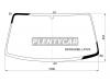 XYG 8535AGNBLLFWX Стекло лобовое VOLKSWAGEN PASSAT B3/B4 4/5D 88-96