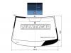 XYG 8584AGNVW1HLFWX Стекло лобовое (Молдинг) Volkswagen Passat 05-11