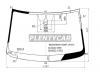XYG 8603AGNMVWZ6TLFWX Стекло лобовое (Датчик дождя) Volkswagen Polo 14-20