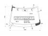 XYG 8603AGSVW1ILFWX Стекло лобовое VOLKSWAGEN POLO SEDAN 10-15 (пятак 9 см от верха)