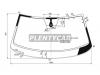 XYG 8651AGNMVZLFWX Стекло лобовое + дд VOLKSWAGEN ATLAS/TERAMONT 17-