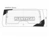 XYG 8659BGNVRWHX Стекло заднее с обогревом VOLKSWAGEN CADDY 20-